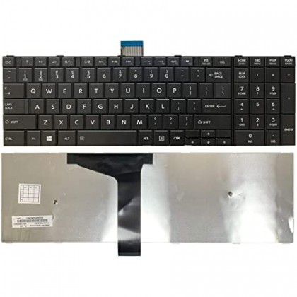 NEW TOSHIBA SATELLITE C50-B SERIES LAPTOP KEYBOARD BLACK